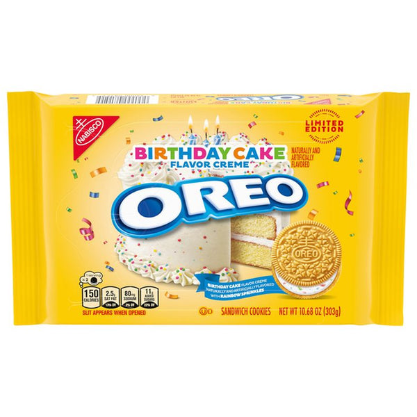 Galletas Oreo Sabor Pastel de Cumpleaños