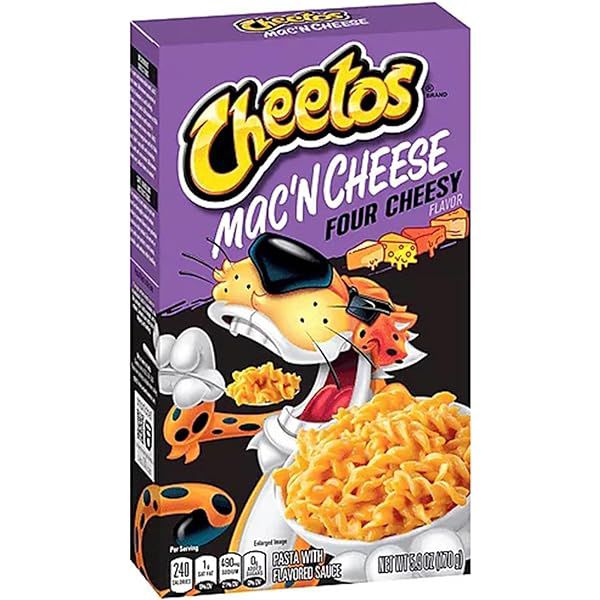 Cheetos Mac ’n Cheese Cuatro Quesos