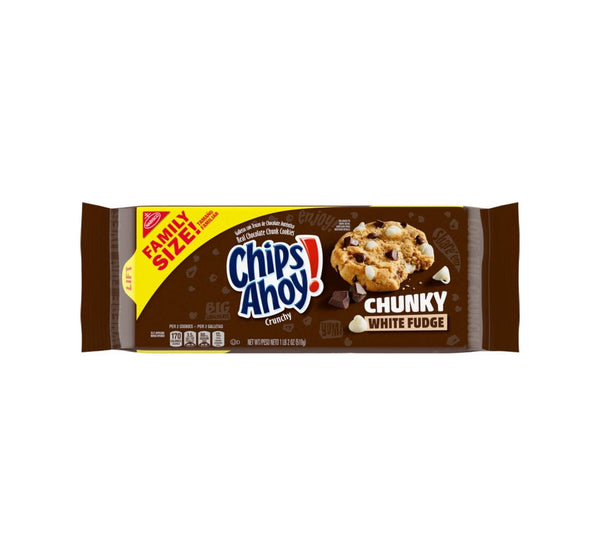 Galletas Chips Ahoy! Chunky con Fudge Blanco – Tamaño Familiar