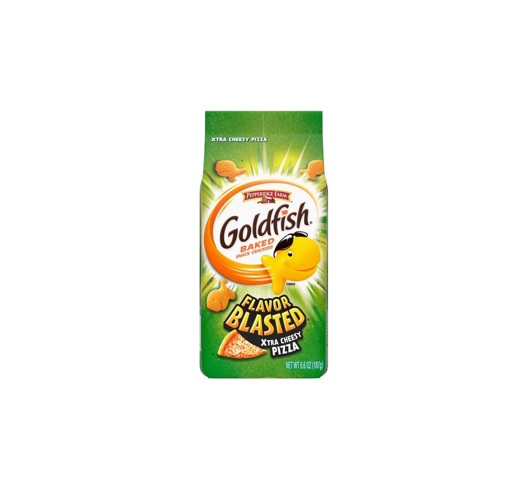 Galletas Goldfish Horneadas Sabor Pizza con Extra Queso