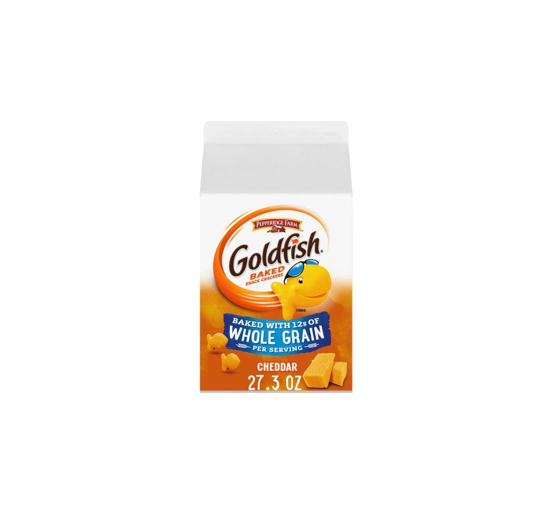 Galletas Goldfish Horneadas con Queso Cheddar y Grano Entero