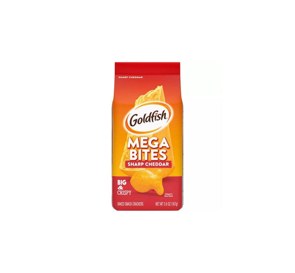 Galletas Goldfish Mega Bites Sabor Queso Cheddar Intenso
