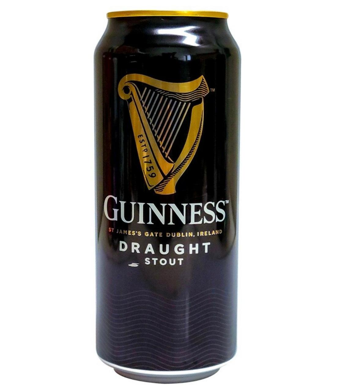 Cerveza Guinness Draught Stout 440 ml