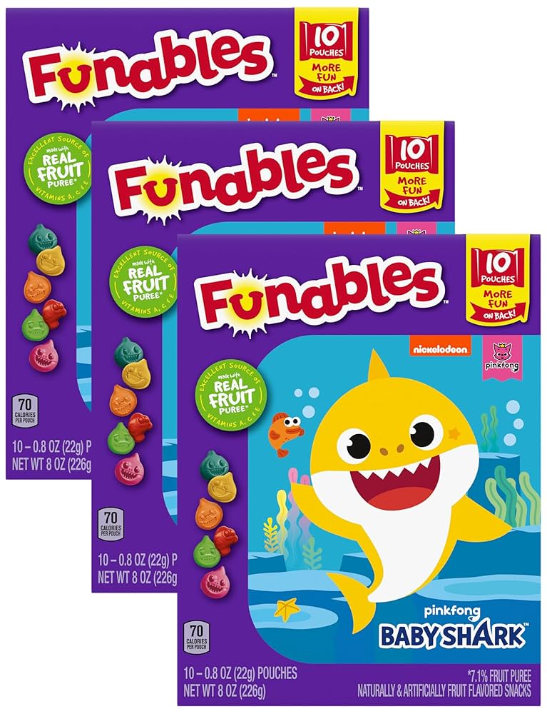 Dulces de Fruta Funables Baby Shark