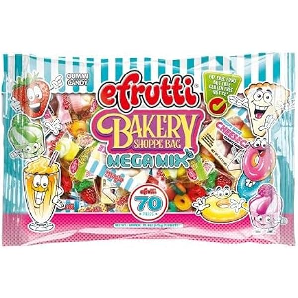 Efrutti Bolsa Bakery Shoppe Mega Mix 70 piezas